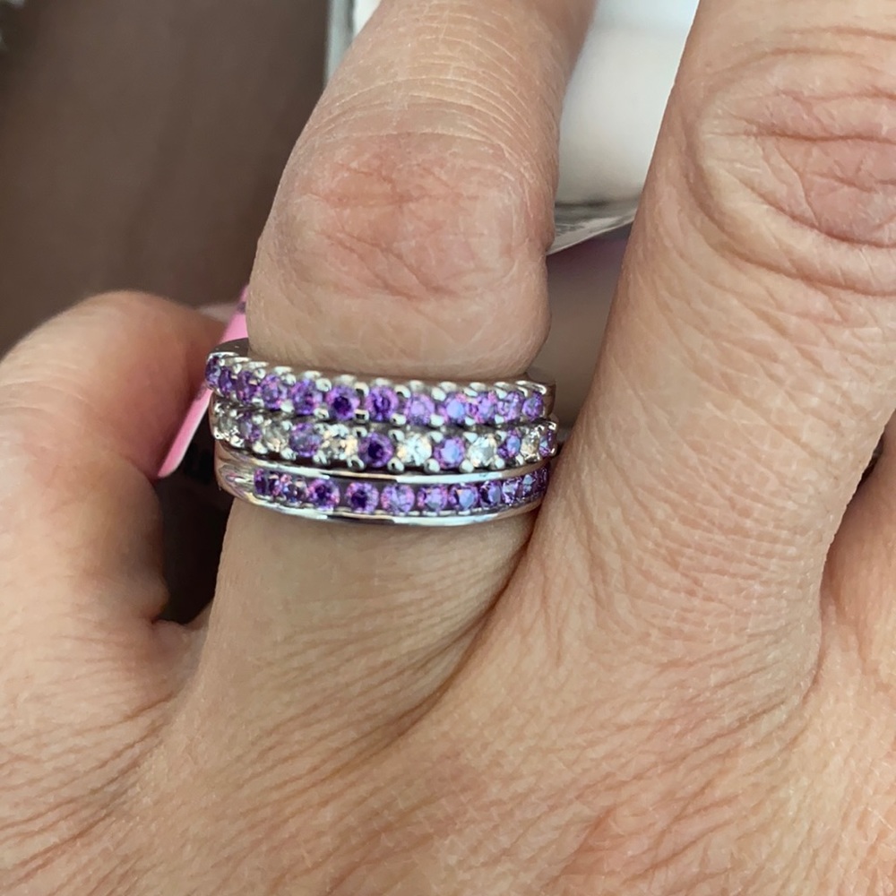 3ring size 8 purples